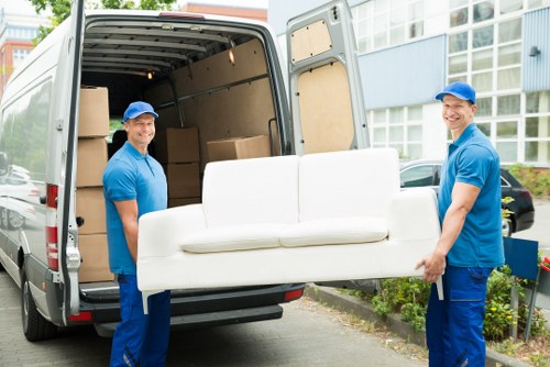 Removal truck hire vehicle ready for a move in Hammersmith