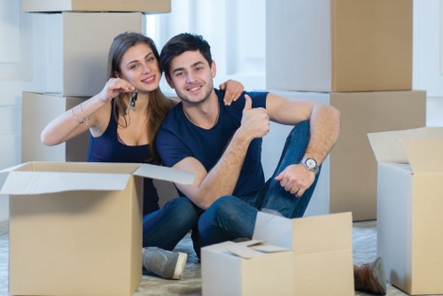 Office removals team planning a commercial move in Hammersmith