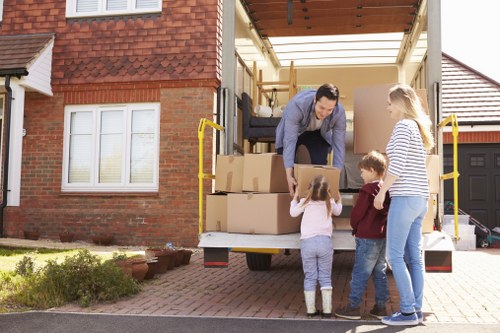 Hammersmith residential street scene for local moving services