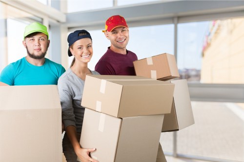 Packing fragile household items with care during a Hammersmith move