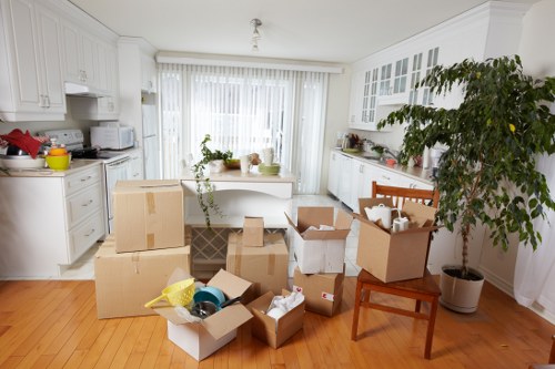 Customer payment and invoicing process for removals services