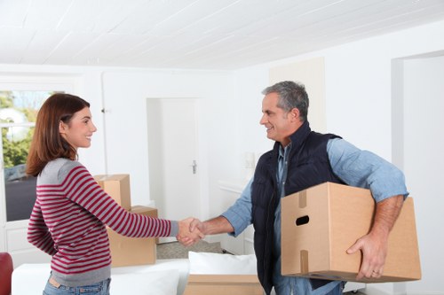 Packed household belongings ready for a Hammersmith removal