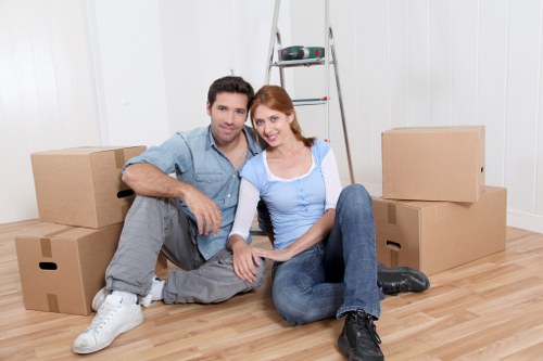 Professional man and van Hammersmith transport solution