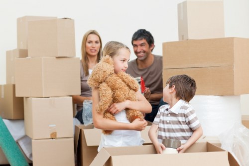 Different property types covered by house removals in Hammersmith